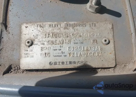 2002 Subaru Impreza Rs из США, поврежденный, VIN JF1GD67592H506265